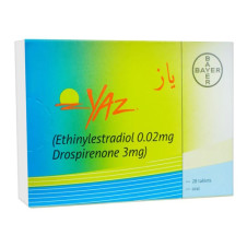 Yaz 0.02+3mg comprimés