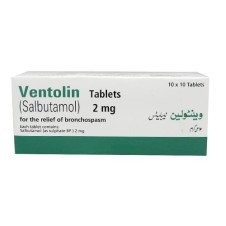 Ventoline 2/4 mg comprimés