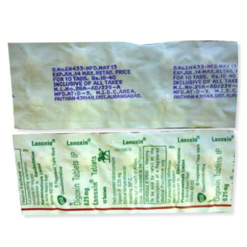 Lanoxin 0.25 mg comprimés