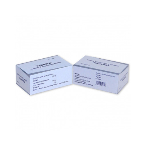 Tadapox 20+60 mg comprimés